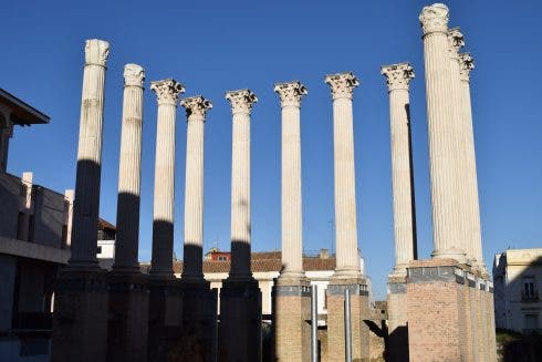 Columnas romanas en el centro